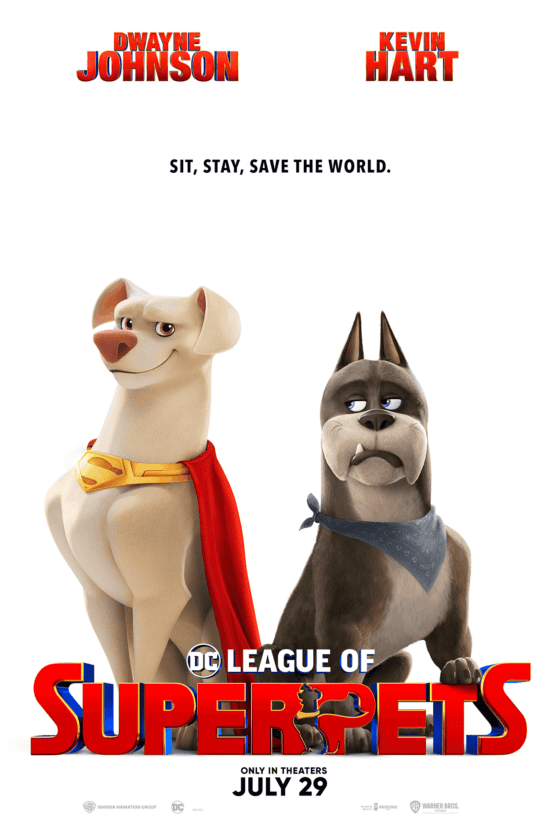 Movie poster for DC League of Super Pets